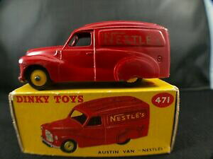 【送料無料】ホビー ・模型車・バイク レーシングカー ディンキートイズオースティンヴァンネスレボックスdinky toys gb no 471 austin van nestle never unrecorded in box