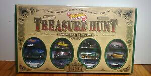 �y���������z�z�r�[ �E�͌^�ԁE�o�C�N ���[�V���O�J�[ ���A�z�b�g�z�C�[���g���W���[�n���g�Z�b�g�A�U���Vrare jcpenneys 1997 hot wheels treasure hunt set complete seal in tact