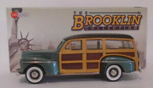 yzzr[ E͌^ԁEoCN [VOJ[ ubNfXP[tH[hXe[VSIEO[|brooklin models 143 scale brk83a 1947 ford v8 station wagon parrot green pol