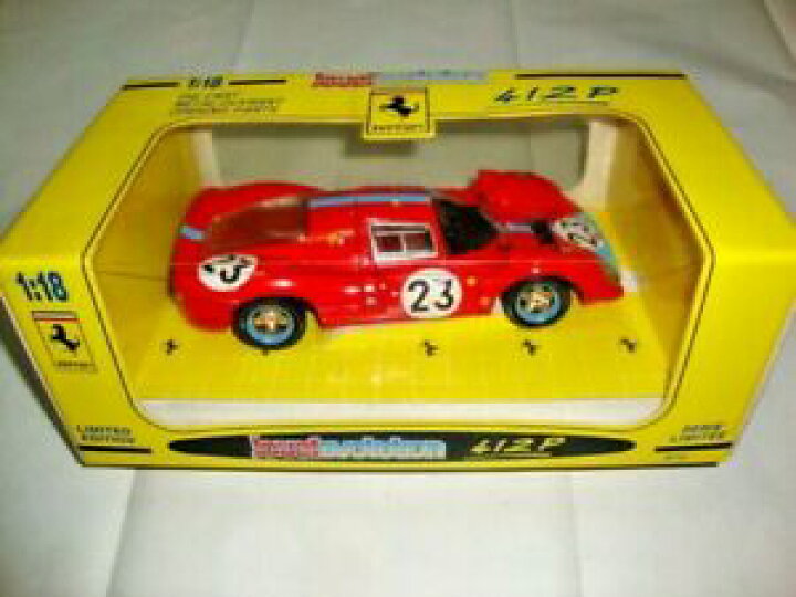 Jouef Evolution 1/18 Ferrari 412 P N°23 - Le Mans 1967 - édition Limitée Neuve