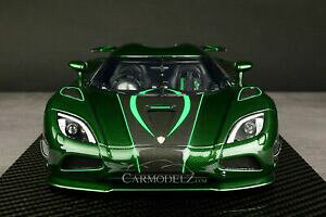 yzzr[ E͌^ԁEoCN [VOJ[ teBA[gP[jOZOAQO[J[{frontiart 118 koenigsegg agera s green carbon f02830