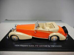 yzzr[ E͌^ԁEoCN [VOJ[ qXpmXCUJuI@H[GXofhispano suiza j12 cabriolet 1934 by vanvooren 143 esval models
