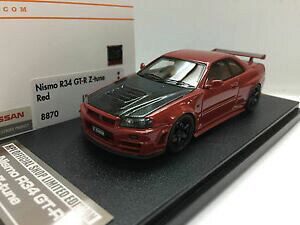 yzzr[ ͌^ fJ[ XJCCjX`[XP[fJ[143 hpi 8870 nissan skyline r34 gtr z tune nismo red resin scale model car