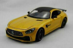 yzzr[ ͌^ fJ[ ZfXCG[fJ[mercedes amg gtr, yellow 124 welly, classic, metal, model car
