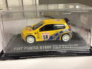 yzzr[ ͌^ fJ[ tBAbgvg[heJfJ[fiat punto s1600 rallye de montecarlo 2003 143 model car ref621