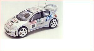 �y���������z�z�r�[ �͌^�� ���f���J�[ �v�W���[�����[�T���������f���J�[peugeot 206 wrc rally sanremo 2000 143 model car refbox1f