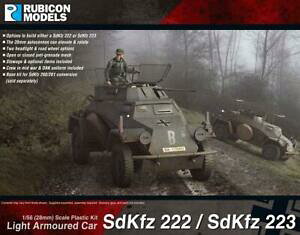 yzzr[ ͌^ fJ[ fhCcrubicon models sd kfz 222223 light armoured car 156 28mm germany wwii axis