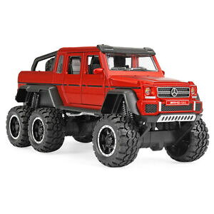 yzzr[ ͌^ fJ[ [hxcf{bNXamg 6x6 road suv red ver benz g63 132 car model no box