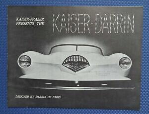 yzzr[ ͌^ fJ[ fJ[X|[cptbgoriginal 1954 kaiserdarrin model kf161 sports car dealership s brochure