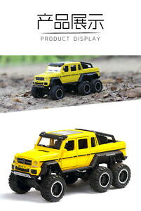 yzzr[ ͌^ fJ[ xc[h×CG[f{bNXbenz g63 road suv amg 6x6 yellow ver 132 car model no box