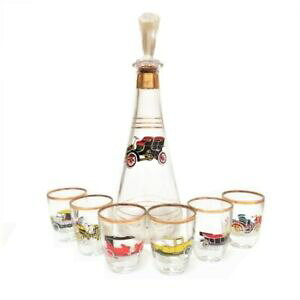 yzzr[ ͌^ fJ[ re[WftH[hLb`^NVbgOXo[}Zbgvintage model t ford car decanter 6 classic shot glasses set gilt 50s bar man