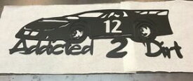 【送料無料】ホビー 模型車 モデルカー モデルカーレースアスファルトプラズマアートカットlate model race car dirt asphalt plasma cut man cave wall decor metal art
