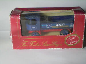 �y���������z�z�r�[ �͌^�� ���f���J�[ �z�[���X�`�[�����S��extra rare vtg 1927 1987 halls mentholyptus fawler steam wagon model car mib