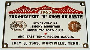 yzzr[ ͌^ fJ[ A[XX[L[}EeftH[hA[rV[vtg 1965 greatest show earth smoky mountain model a ford car show maryville tn