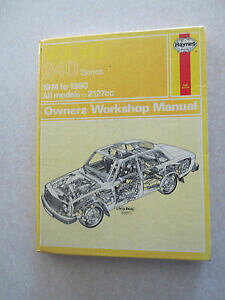 【送料無料】ホビー 模型車 モデルカー ボルボシリーズモデルワークショップマニュアル1974 1980 volvo 240 series cars all models 2127 cc workshop manual