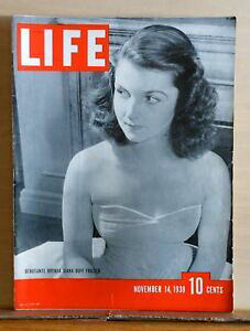 �y���������z�z�r�[ �͌^�� ���f���J�[ ���C�t�f�r���^���g�u�����_�J�[���f��life magazine november 14, 1938, debutante brenda frazier, 1939 car models