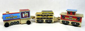 yzzr[ ͌^ fJ[ EGWZbgLbgfpb`lowe039;s build and grow train set engine coal car caboose wood kit model patch a22