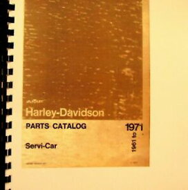 【送料無料】ホビー 模型車 モデルカー カタログ19611971 amfharleydavidson parts catalog for servi car modelswithsupplement