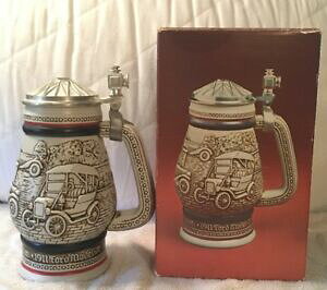 yzzr[ ͌^ fJ[ Z~bNX^CGC{re[WWbLs[^[fceramarte ceramic stein 1979 avon car classics vintage beer mug pewter model t