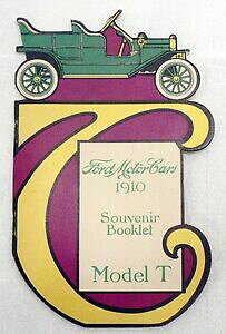 yzzr[ ͌^ fJ[ tH[h[^[ubNbgf ford motor cars 1910 souvenir booklet model t
