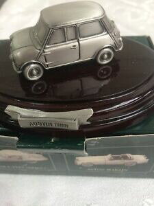 yzzr[ ͌^ fJ[ NVbNJ[RNVI[X`~js[^[f{bNXfmarque models the classic car collection austin mini pewter model boxed