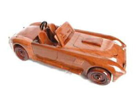 【送料無料】ホビー 模型車 モデルカー シェルビーコブラモデル＃；＃；＃カーモデルshelby cobra 1965 car model 115034; x 4034; x 35034; handcrafted wooden car model