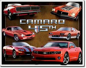 yzzr[ ͌^ fJ[ J}fNVbNJ[V{[re[WTC70s camaro models muscle car classic car 70s chevrolet vintage sign 581