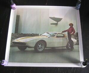 yzzr[ ͌^ fJ[ re[WJ[|X^[fbh^CK[V[N1970s vintage car poster model girl 15 x 16 dream rod tiger shark