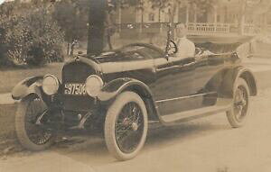 �y���������z�z�r�[ �͌^�� ���f���J�[ �r���e�[�W�A���e�B�[�N���f���c�[�����Ovintage rppc real photo man in fancy antique car 1916 marmon model 34 touring