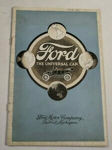 yzzr[ ͌^ fJ[ jo[TJ[ubNbgfJ^OubNtH[hrare 1919 ford the universal car booklet model t softcover catalog book 24pp