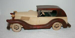yzzr[ ͌^ fJ[ Be[WfnhChvintage wooden handcrafted classic car model handmade collectible 12034; long