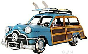 yzzr[ ͌^ fJ[ fJ[O[tH[hST[t{[hXP[model car 1949 green ford wagon w2 surfboards 112 scale iron framed