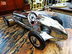 yzzr[ ͌^ fJ[ racer desktop modeluKbeB[VOJ[fpco10rsilver racer desktop model, bugatti inspired racing car, authentic models pco10r