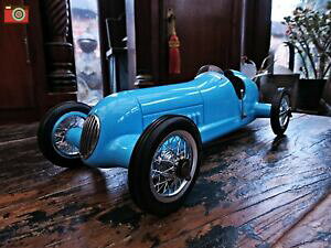 yzzr[ ͌^ fJ[ blue racer desktop modeluKbeB[VOJ[fpco16blue racer desktop model, bugatti inspired racing car, authentic models pco16