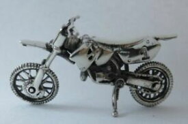 【送料無料】ホビー 模型車 モデルカー モトクロスバイクバイカーミニチュアスターリングシルバーモデルmotocross bike biker car miniature sterling 925 silver model