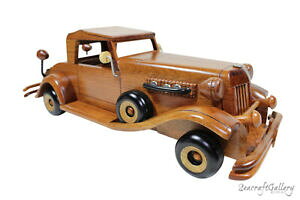 �y���������z�z�r�[ �͌^�� ���f���J�[ ���f���n���h���C�hduesenberg car wooden model handmade limited toy great present gift decoration