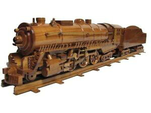 yzzr[ ͌^ fJ[ nh\}zKj[fXNfhudson train locomotive steam engine coal car mahogany wood wooden desk model