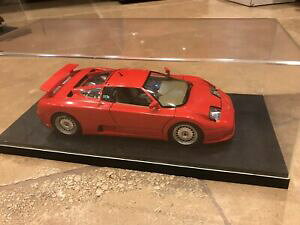 yzzr[ ͌^ fJ[ C^AwP[XbburagouKbeBeb110 1991fbburago bugatti eb110 1991 collectors car model made in italy w display case box