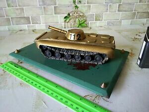 yzzr[ ͌^ fJ[ re[W^Nf\q}^vintage tank model ussr 1960034;s q} tankman souvenir brass metal car ww