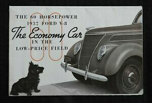 yzzr[ ͌^ fJ[ tH[hfptbgJ^O|X^[j[X1937 034;ford model 60 v8 economy car034; s foldout brochure catalog poster nice