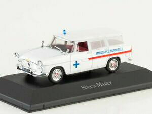 �y���������z�z�r�[ �͌^�� ���f���J�[ �X�P�[�����f���J�[scale model car 143 simca marly ambulance