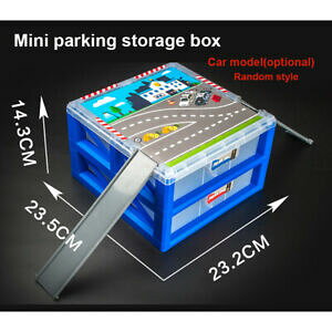 yzzr[ ͌^ fJ[ ~jp[LOXg[W{bNXfJ[kidami 164 toy car mini parking storage box alloy model car for chidren039;s gift