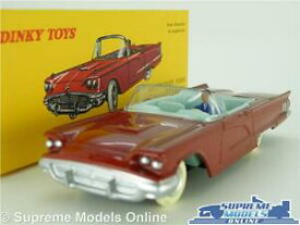 【送料無料】ホビー 模型車 モデルカー フォードサンダーバードモデルカースケールアトラスdinky toys ford thunderbird model car 143 scale 555 atlas deagostini red k8