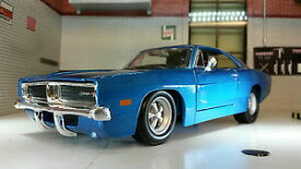 【送料無料】ホビー 模型車 モデルカー スケールモデルカー124 125 scale dodge charger blue rt 1969 v8 maisto model car 31256 lgb metal