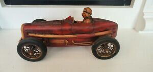 yzzr[ ͌^ fJ[ re[WNVbN[VOhCoX|[cuKbeBfvintage classic large racing sport car bugatti model sculpture with driver