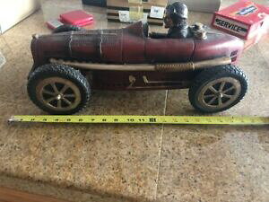 yzzr[ ͌^ fJ[ [XJ[uKbeB[VOX|[cJ[fhCoenglish racing car resin vintage large bugatti racing sports car model w driver