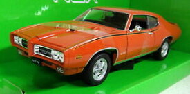 【送料無料】ホビー 模型車 モデルカー モデルスケールポンティアックオレンジダイカストモデルカーnex models 124 scale 22501w 1969 pontiac gto the judge orange diecast model car
