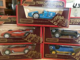 【送料無料】ホビー 模型車 モデルカー グランプリカーマッチモデルmatchbox models of yesteryear grand prix cars 5 in total