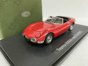 yzzr[ ͌^ fJ[ g^I[vgbvJuIbhfJ[143 ebbro 43859 toyota 2000gt open top cabriolet red model car