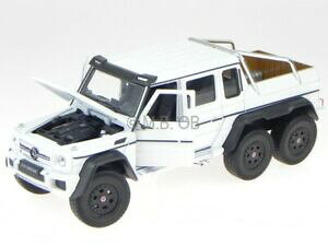 yzzr[ ͌^ fJ[ ZfX×mercedes bm463 g63 amg 6x6 2015 white modelcar welly 124